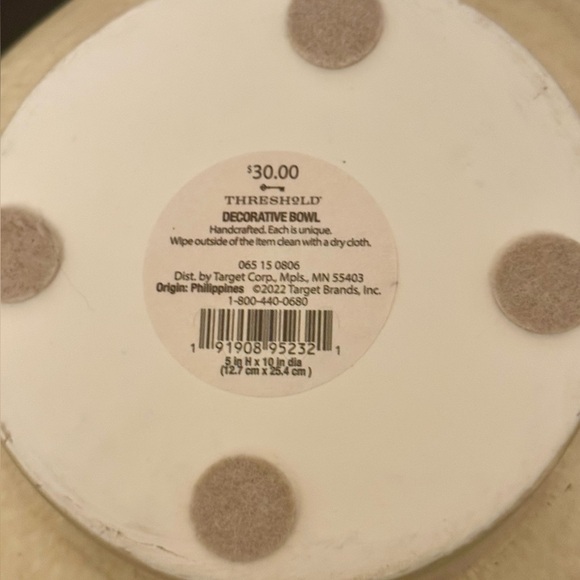 Threshold Textured Ceramic Decorative Bowl - Picture 6 of 6